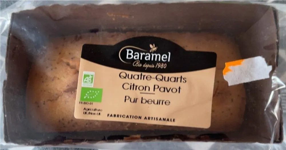 Quatre-quart citron pavot