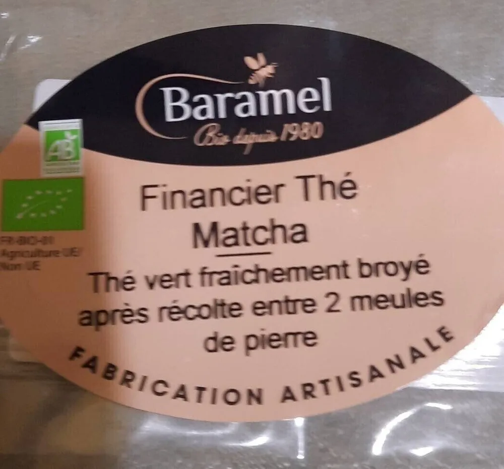 Financier thé matcha