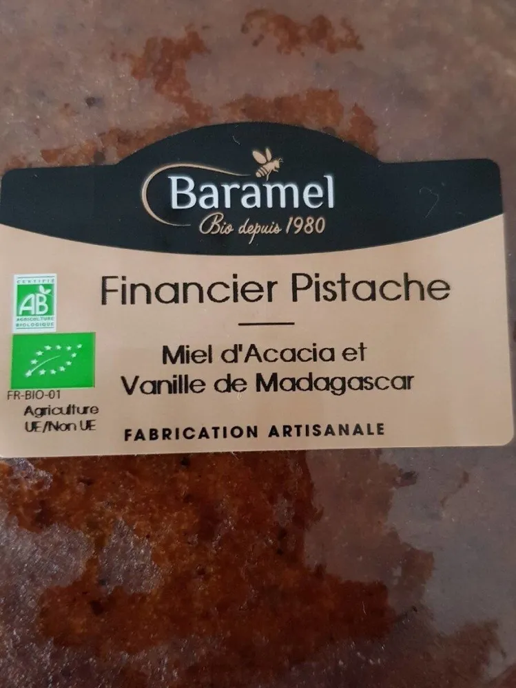 Financier pistache