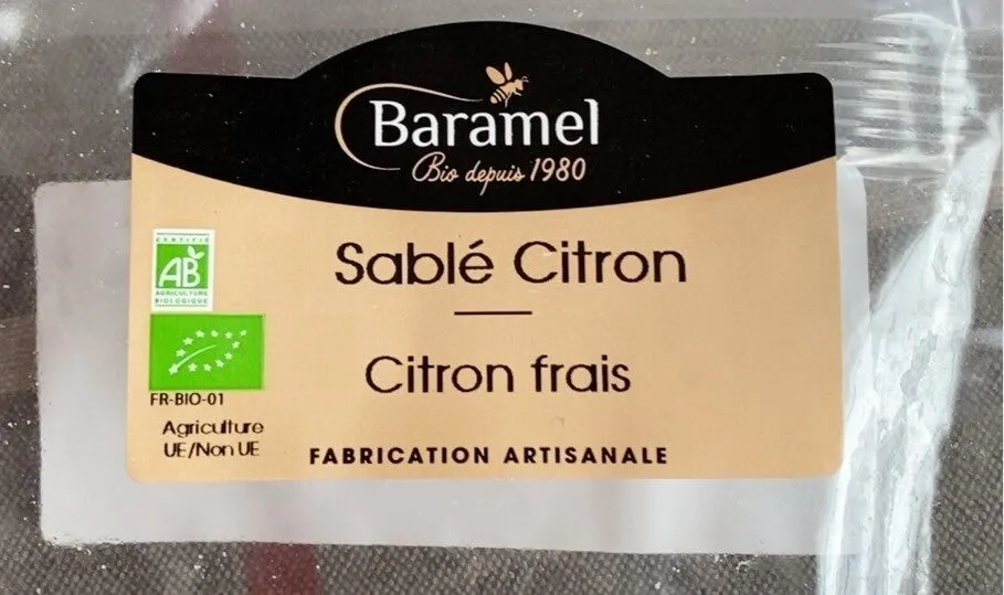 Sablé Citron