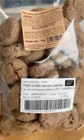 Petits cookies sarrasin pépites de chocolat noir