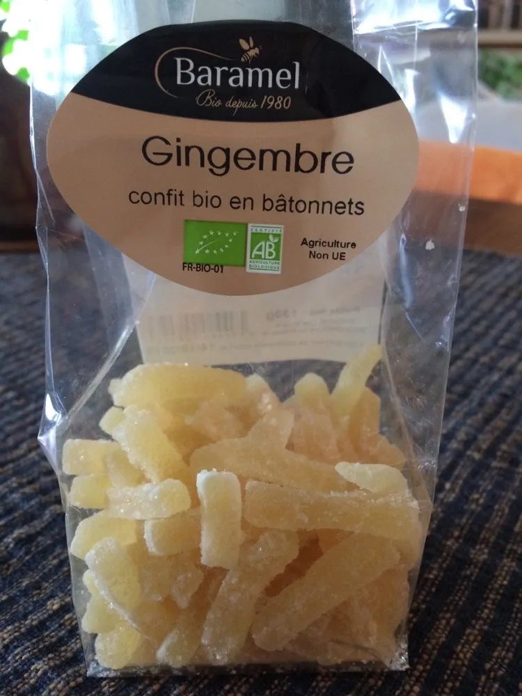 Gingembre confit bio