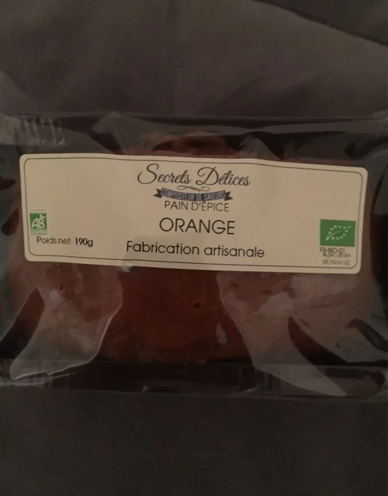 Pain d'épice orange