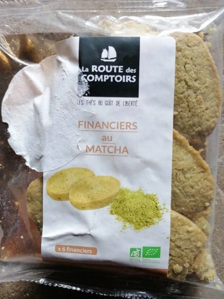 Financier au thé Matcha