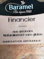 Financier bio sans gluten 175 grammes