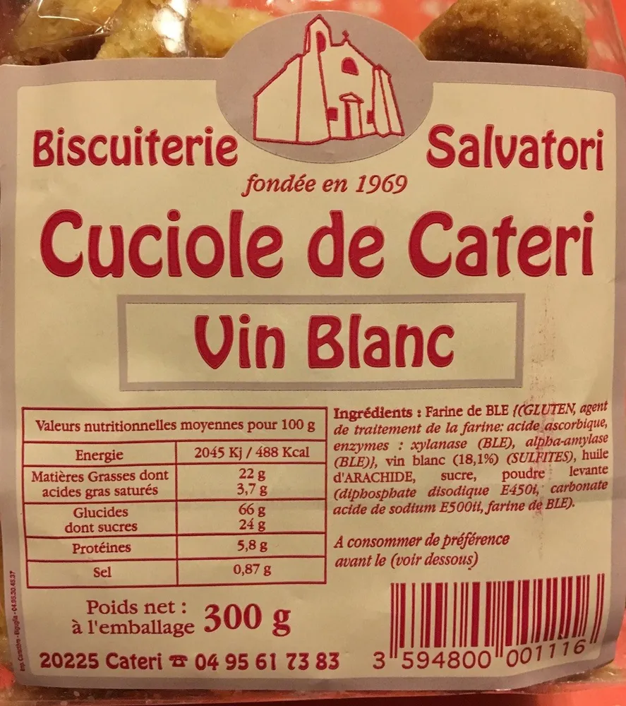 Cuciole de Cateri Vin Blanc