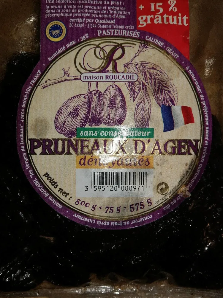 Pruneaux d'Agen dénoyautés