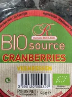 Bio Source Cranberries