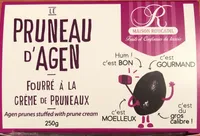 Pruneau d agen fourre a la creme de pruneaux