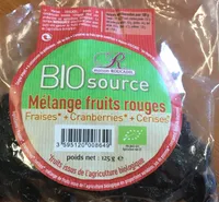Biosource mélange fruits rouges