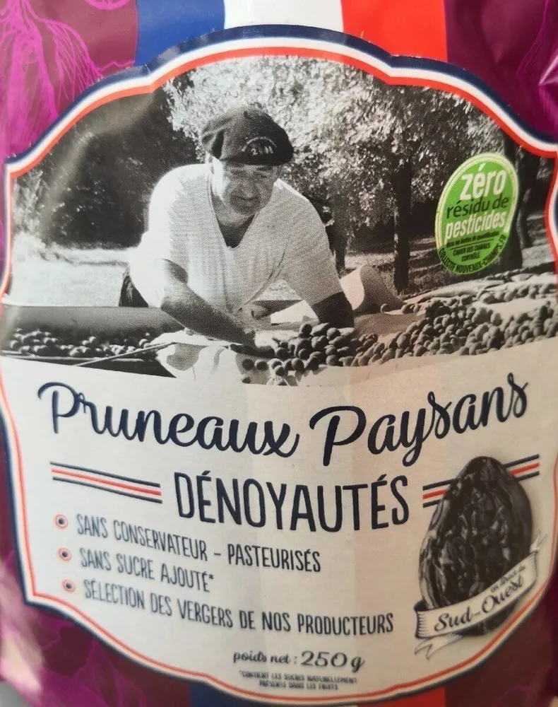 Pruneaux paysans dénoyautés