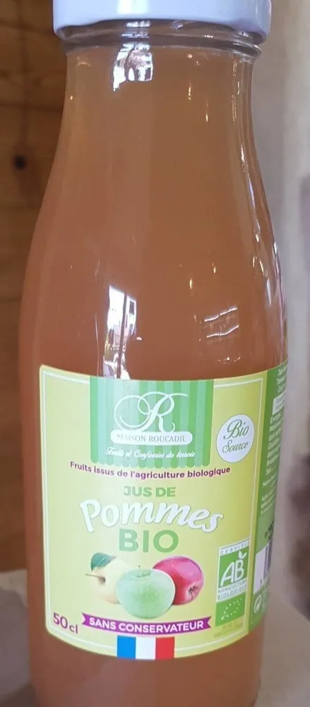Jus de pommes bio