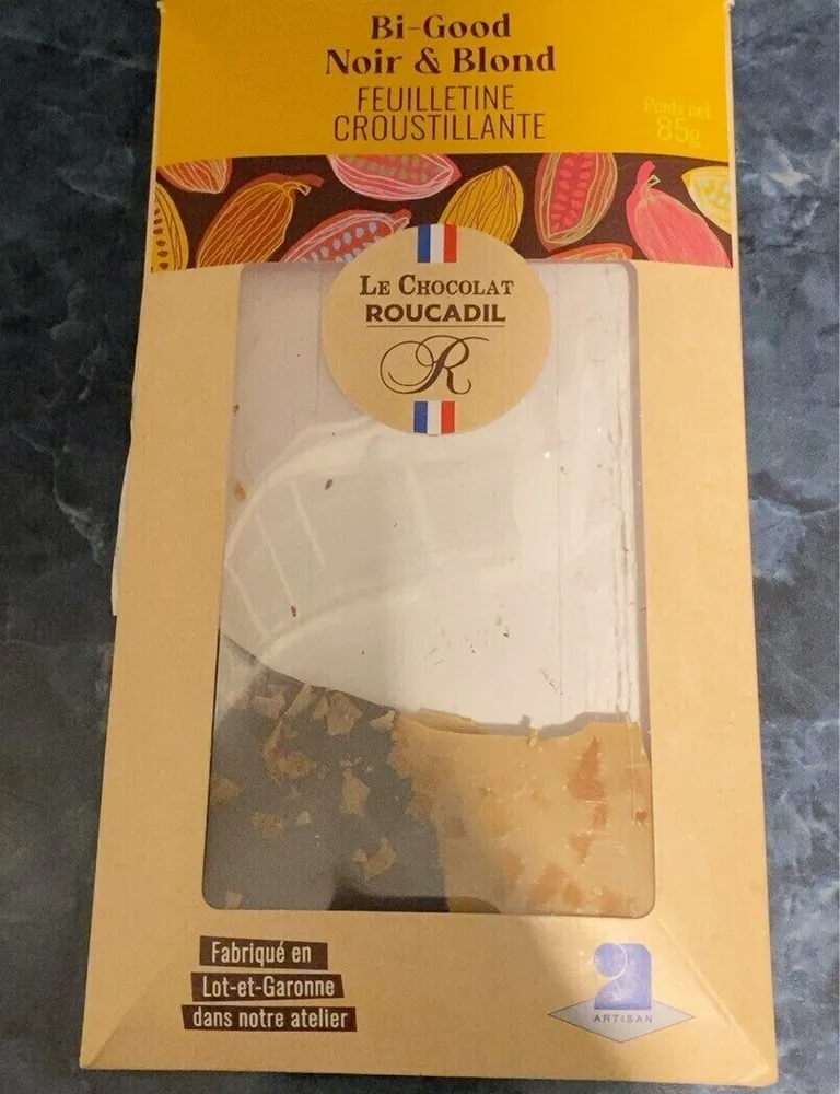 Tablette chocolat noir & blond