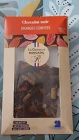 Chocolat noir oranges confites