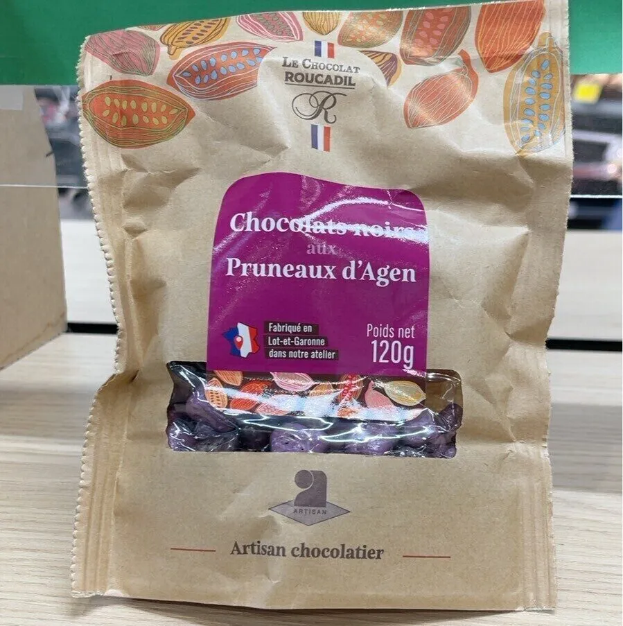 Chocolat noir aux pruneaux d’agen