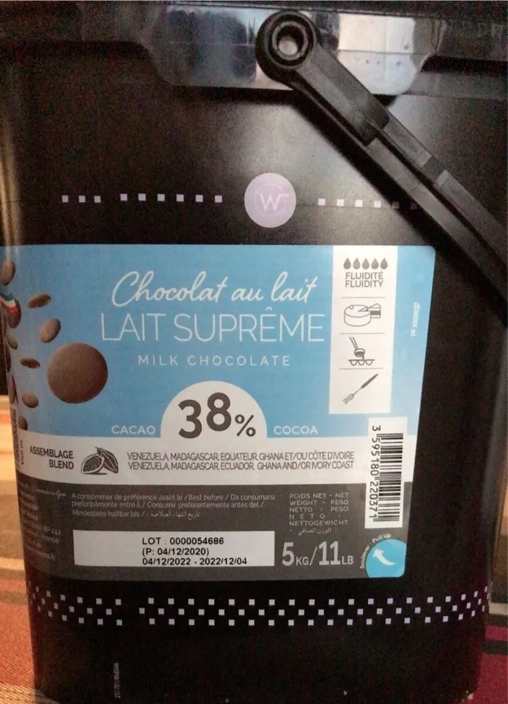 Chocolat au lait lait suprême