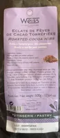 Eclats de fèves de cacao torréfiées