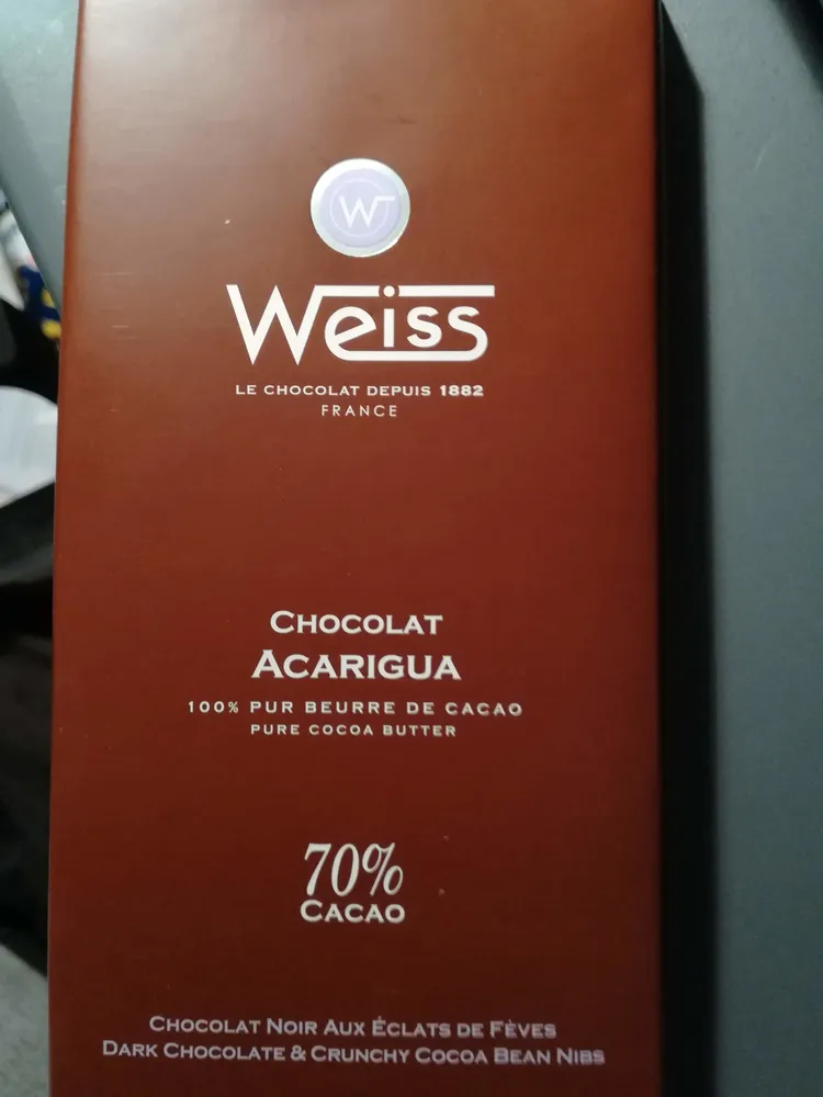 Tablette Chocolat Noir 70% Aux éclats De Fèves