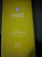 Tablette Chocolat Blanc Aux écorces De Citron Confites