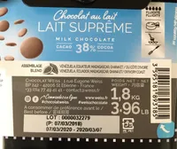 Chocolat lait suprême