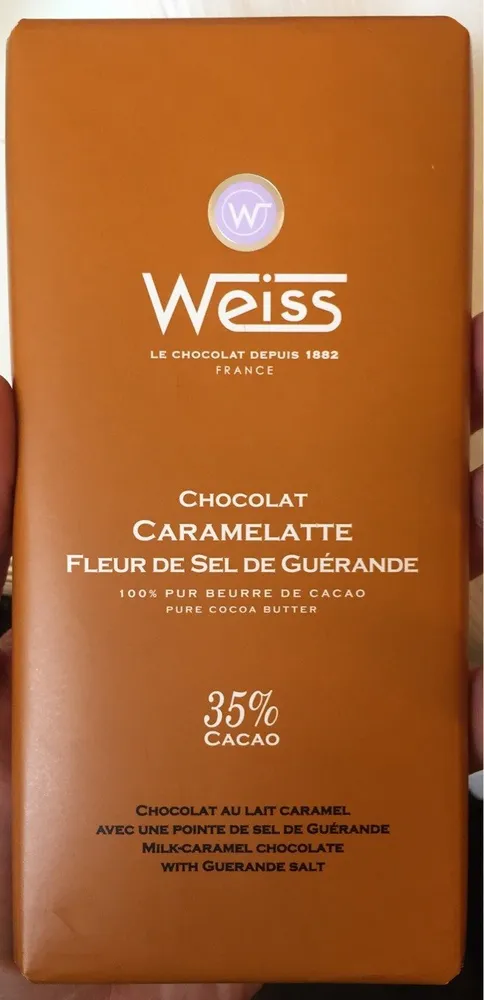 Weiss  -Chocolat Caramelatte Fleur de Sel de Guérande