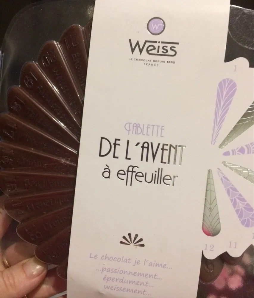 Tablette de l'avant à effeuiller