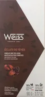 Chocolat noir 70% cacao aux éclats de fèves torréfiées
