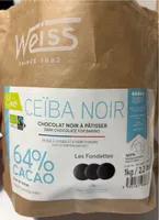 Chocolat à patisser Ceïba noir bio