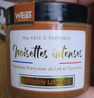 Pâte à tartiner noisettes intenses