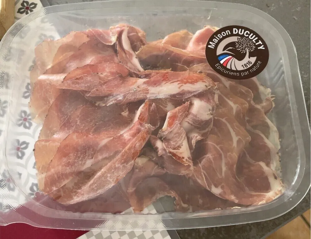 Chiffonnade de coppa