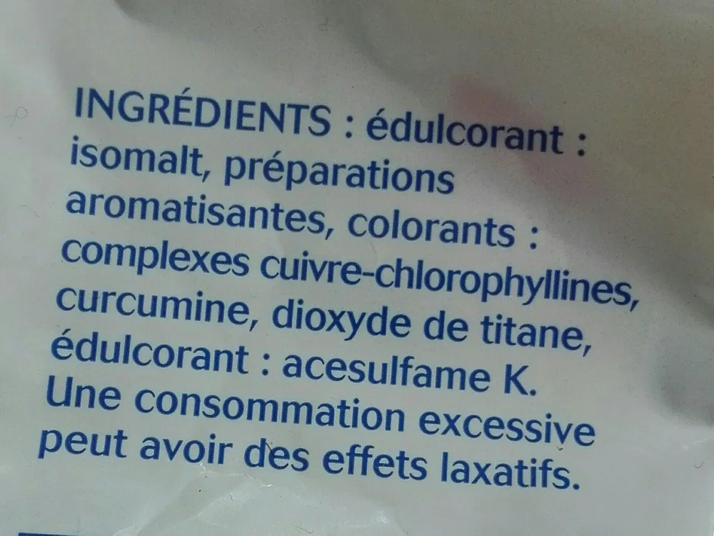 Bonbons Saveur Eucalyptus