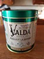 Gommes Valda - Edition Limitée Goût Menthe & Eucalyptus Sans Sucres Boîte De 200 G
