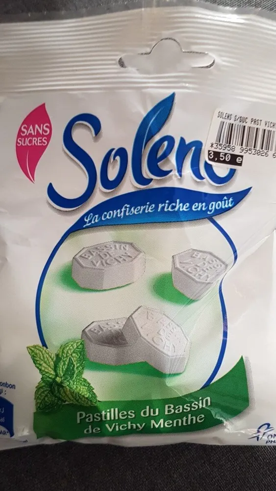 Solens Pastilles Du Bassin De Vichy Menthe