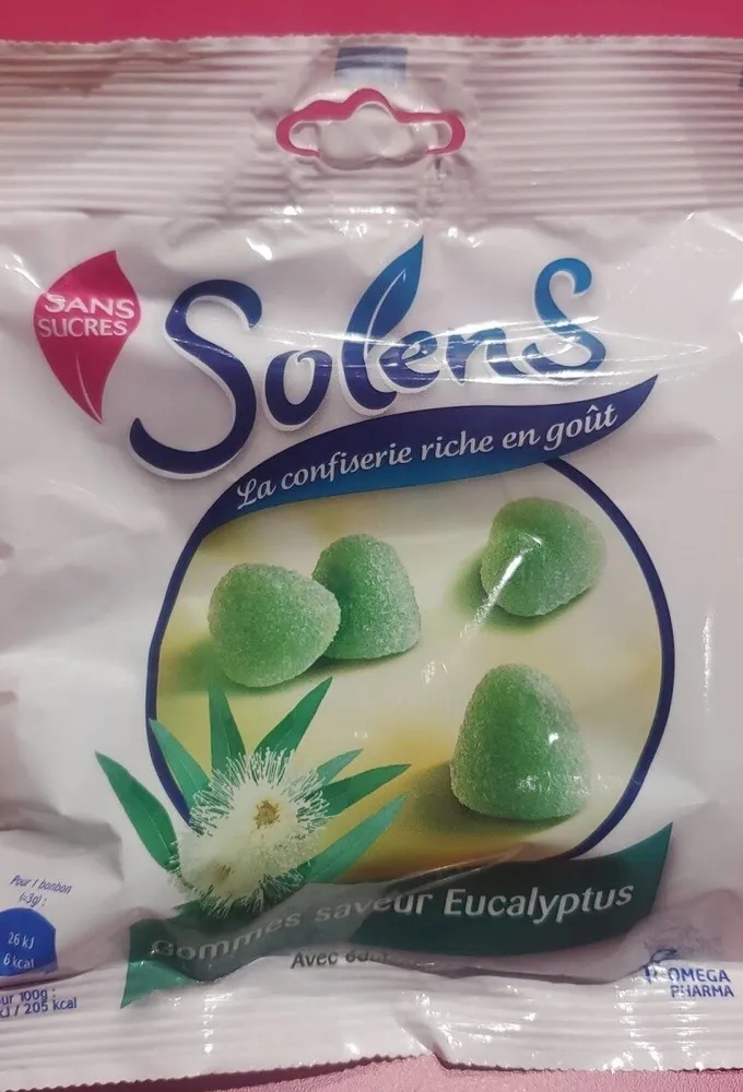 Solens gommes saveur eucalyptus