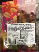Mélange de fruits, fruit exotiques déshydratées et de graines