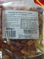 Cacahuètes pelliculées grillées et salées