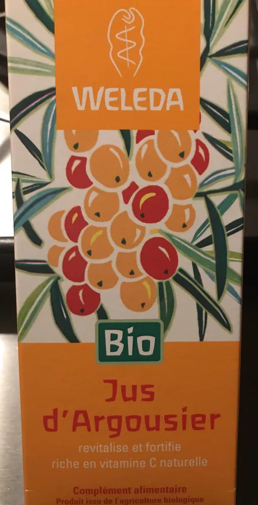 Jus d'Argousier bio