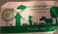 Beurre demi sel le moulé