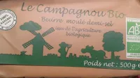 Le Campagnou Bio Beurre Moulé Demi-Sel
