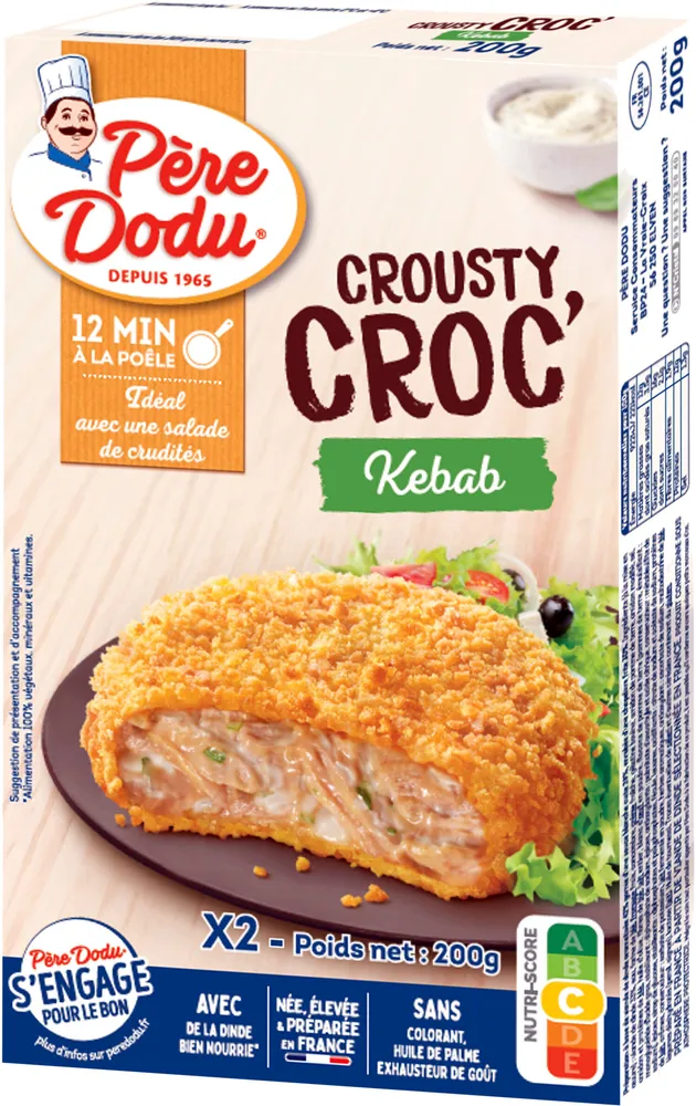 Crousty croc kebab