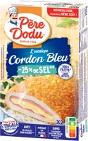 Escalope cordon bleu de poulet -25% de sel