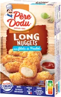 Long nuggets aux filets de poulet