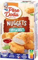 Nuggets aux filets de poulet -25% de sel