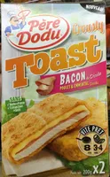 Crousty Toast Bacon de Dinde Poulet & Emmental fondu