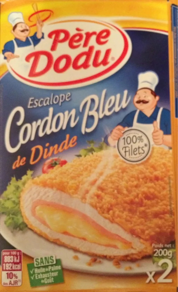 Escalope Cordon Bleu de Dinde 100% filet