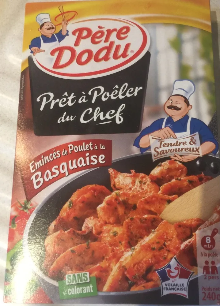 Emincés de Poulet à la Basquaise