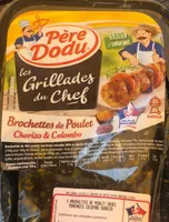 Les grillades du chef brochetyes de poulet chorizo et colombo