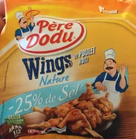 Wings de Poulet Rôti Nature -25% de Sel