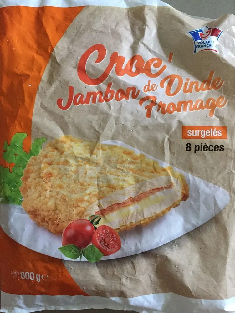 Croc jambon de dinde fromage
