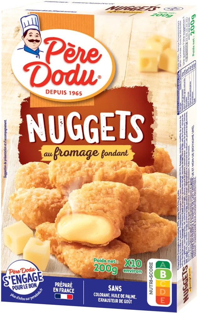 Nuggets au fromage fondant